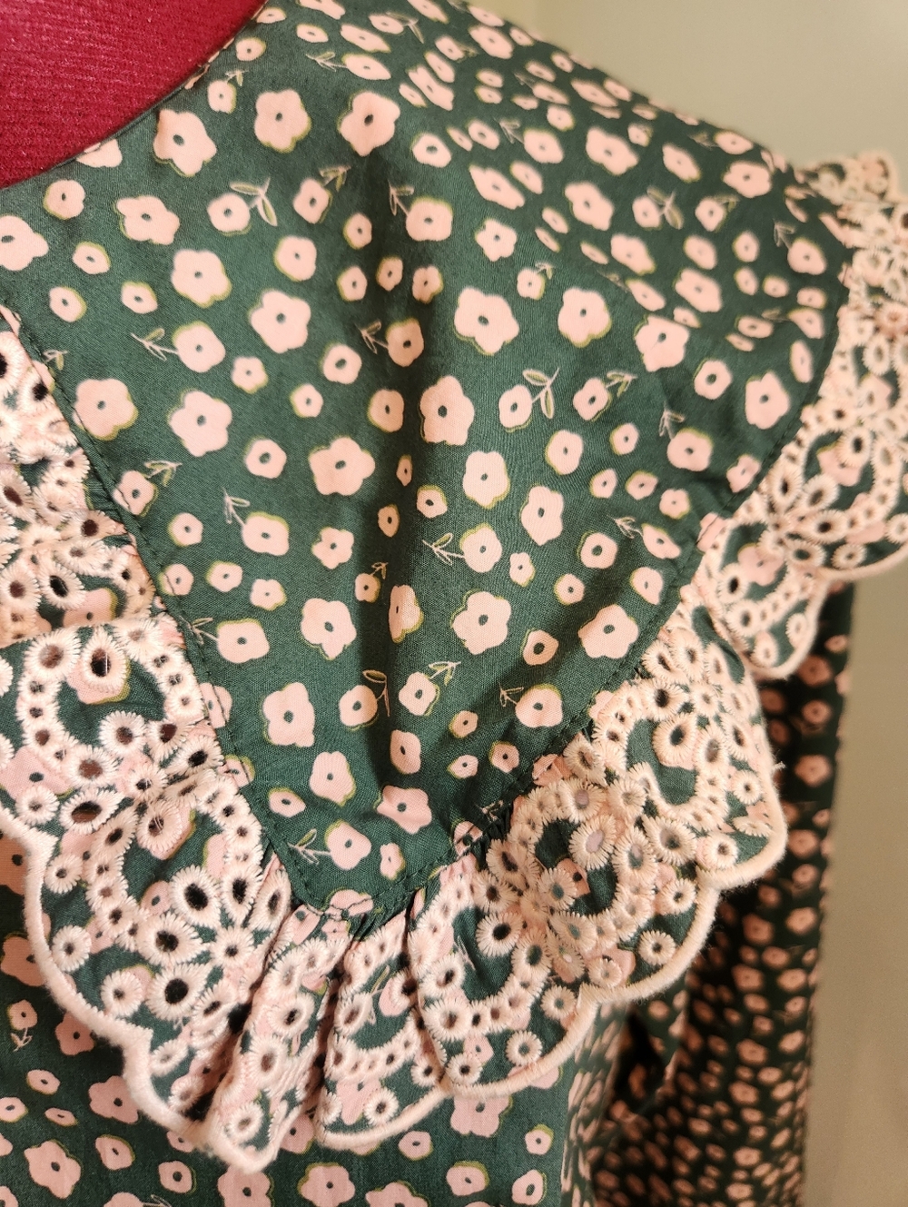 Boden Statement Peter Pan Collar Floral Button Down Shirt - Picture 13 of 13
